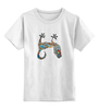 Заказать детскую футболку в Москве. Детская футболка классическая унисекс Яркий геккон от Альсима Рыжеватова - готовые дизайны и нанесение принтов.