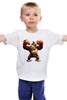 Заказать детскую футболку в Москве. Детская футболка классическая унисекс Донкин Конг Бокс от kushnirka_photo - готовые дизайны и нанесение принтов.