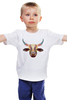 Заказать детскую футболку в Москве. Детская футболка классическая унисекс Полигональный бык от oldman - готовые дизайны и нанесение принтов.