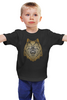 Заказать детскую футболку в Москве. Детская футболка классическая унисекс Голова волка от Ирина - готовые дизайны и нанесение принтов.