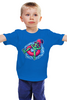 Заказать детскую футболку в Москве. Детская футболка классическая унисекс Пришелец на море от balden - готовые дизайны и нанесение принтов.