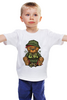 Заказать детскую футболку в Москве. Детская футболка классическая унисекс ✪ Bear Grind Mode ✪ от balden - готовые дизайны и нанесение принтов.