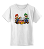 Заказать детскую футболку в Москве. Детская футболка классическая унисекс Mario&Luigi от balden - готовые дизайны и нанесение принтов.