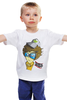 Заказать детскую футболку в Москве. Детская футболка классическая унисекс Funky man от metko - готовые дизайны и нанесение принтов.