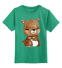 Заказать детскую футболку в Москве. Детская футболка классическая унисекс Медвежонок от nadegda - готовые дизайны и нанесение принтов.