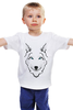 Заказать детскую футболку в Москве. Детская футболка классическая унисекс Волк (Wolf) от fanart - готовые дизайны и нанесение принтов.