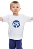 Заказать детскую футболку в Москве. Детская футболка классическая унисекс РФ логотип от gopotol - готовые дизайны и нанесение принтов.