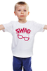 Заказать детскую футболку в Москве. Детская футболка классическая унисекс Swag Art от Leichenwagen - готовые дизайны и нанесение принтов.