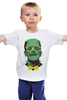 Заказать детскую футболку в Москве. Детская футболка классическая унисекс Франкенштейн от printik - готовые дизайны и нанесение принтов.