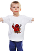 Заказать детскую футболку в Москве. Детская футболка классическая унисекс Fat Hellboy от priceless - готовые дизайны и нанесение принтов.