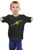 Заказать детскую футболку в Москве. Детская футболка классическая унисекс Drumdubass black от cubik art  - готовые дизайны и нанесение принтов.