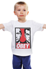 Заказать детскую футболку в Москве. Детская футболка классическая унисекс OBEY от Weed Stuff`a - готовые дизайны и нанесение принтов.