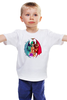 Заказать детскую футболку в Москве. Детская футболка классическая унисекс Ангел и Демон от balden - готовые дизайны и нанесение принтов.