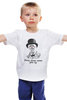 Заказать детскую футболку в Москве. Детская футболка классическая унисекс Уинстон Черчилль  от OEX design - готовые дизайны и нанесение принтов.