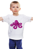 Заказать детскую футболку в Москве. Детская футболка классическая унисекс Осьминожка от nadegda - готовые дизайны и нанесение принтов.