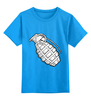 Заказать детскую футболку в Москве. Детская футболка классическая унисекс Grenade от Leichenwagen - готовые дизайны и нанесение принтов.