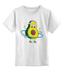 Заказать детскую футболку в Москве. Детская футболка классическая унисекс Авокадо Авокадик от MariYang  - готовые дизайны и нанесение принтов.
