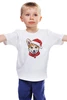 Заказать детскую футболку в Москве. Детская футболка классическая унисекс Новый год от queen  - готовые дизайны и нанесение принтов.