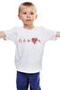 Заказать детскую футболку в Москве. Детская футболка классическая унисекс Пульс Сердце от MariYang  - готовые дизайны и нанесение принтов.