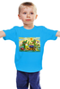 Заказать детскую футболку в Москве. Детская футболка классическая унисекс Обед у крокодилов от Виктор Гришин - готовые дизайны и нанесение принтов.