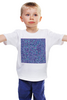 Заказать детскую футболку в Москве. Детская футболка классическая унисекс Голубое в фиолетовом от Vadim Koval - готовые дизайны и нанесение принтов.
