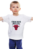 Заказать детскую футболку в Москве. Детская футболка классическая унисекс Chicago Bulls от Виктор Гришин - готовые дизайны и нанесение принтов.
