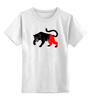 Заказать детскую футболку в Москве. Детская футболка классическая унисекс Чёрная пантера от fanart - готовые дизайны и нанесение принтов.