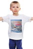 Заказать детскую футболку в Москве. Детская футболка классическая унисекс Морозная зима. от etherealmist - готовые дизайны и нанесение принтов.