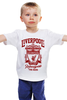 Заказать детскую футболку в Москве. Детская футболка классическая унисекс Ливерпуль  от geekbox - готовые дизайны и нанесение принтов.