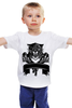 Заказать детскую футболку в Москве. Детская футболка классическая унисекс чёрный тигр  от Sasha Konyavy - готовые дизайны и нанесение принтов.