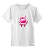 Заказать детскую футболку в Москве. Детская футболка классическая унисекс свинка от THE_NISE  - готовые дизайны и нанесение принтов.