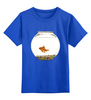 Заказать детскую футболку в Москве. Детская футболка классическая унисекс Аквариум с рыбкой от BAD OWL - готовые дизайны и нанесение принтов.