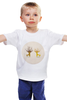 Заказать детскую футболку в Москве. Детская футболка классическая унисекс Олене-лоси от xart25@mail.ru - готовые дизайны и нанесение принтов.
