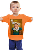 Заказать детскую футболку в Москве. Детская футболка классическая унисекс Обезьянка от Виктор Гришин - готовые дизайны и нанесение принтов.