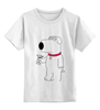 Заказать детскую футболку в Москве. Детская футболка классическая унисекс BRIAN GRIFFIN от Max - готовые дизайны и нанесение принтов.