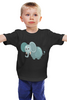 Заказать детскую футболку в Москве. Детская футболка классическая унисекс Слонёнок от Zamula - готовые дизайны и нанесение принтов.