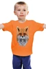 Заказать детскую футболку в Москве. Детская футболка классическая унисекс Лисица от queen  - готовые дизайны и нанесение принтов.