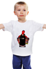 Заказать детскую футболку в Москве. Детская футболка классическая унисекс Красный парень от YellowCloverShop - готовые дизайны и нанесение принтов.