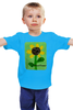 Заказать детскую футболку в Москве. Детская футболка классическая унисекс Подсолнух от mrs-snit@yandex.ru - готовые дизайны и нанесение принтов.