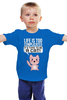 Заказать детскую футболку в Москве. Детская футболка классическая унисекс Life Cat от coolmag - готовые дизайны и нанесение принтов.