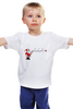 Заказать детскую футболку в Москве. Детская футболка классическая унисекс Санта от ZVER  - готовые дизайны и нанесение принтов.