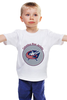 Заказать детскую футболку в Москве. Детская футболка классическая унисекс Коламбус Блю Джекетс от kspsshop - готовые дизайны и нанесение принтов.