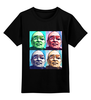 Заказать детскую футболку в Москве. Детская футболка классическая унисекс Путин от denis01001 - готовые дизайны и нанесение принтов.