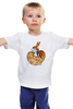 Заказать детскую футболку в Москве. Детская футболка классическая унисекс Белка индеец от rozhnikova - готовые дизайны и нанесение принтов.