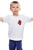 Заказать детскую футболку в Москве. Детская футболка классическая унисекс Сердце от Stomatolog_STORE - готовые дизайны и нанесение принтов.