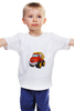 Заказать детскую футболку в Москве. Детская футболка классическая унисекс Грузовик от Татьяна - готовые дизайны и нанесение принтов.