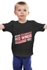 Заказать детскую футболку в Москве. Детская футболка классическая унисекс Detroit Red Wings от Александр Глебов - готовые дизайны и нанесение принтов.