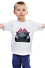 Заказать детскую футболку в Москве. Детская футболка классическая унисекс Черный автомибиль от Марина  - готовые дизайны и нанесение принтов.
