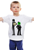 Заказать детскую футболку в Москве. Детская футболка классическая унисекс Крипер и Эндермен. Майнкрафт от geekbox - готовые дизайны и нанесение принтов.