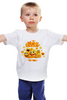 Заказать детскую футболку в Москве. Детская футболка классическая унисекс happy bithday от queen  - готовые дизайны и нанесение принтов.